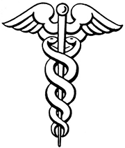 The Caduceus symbol
